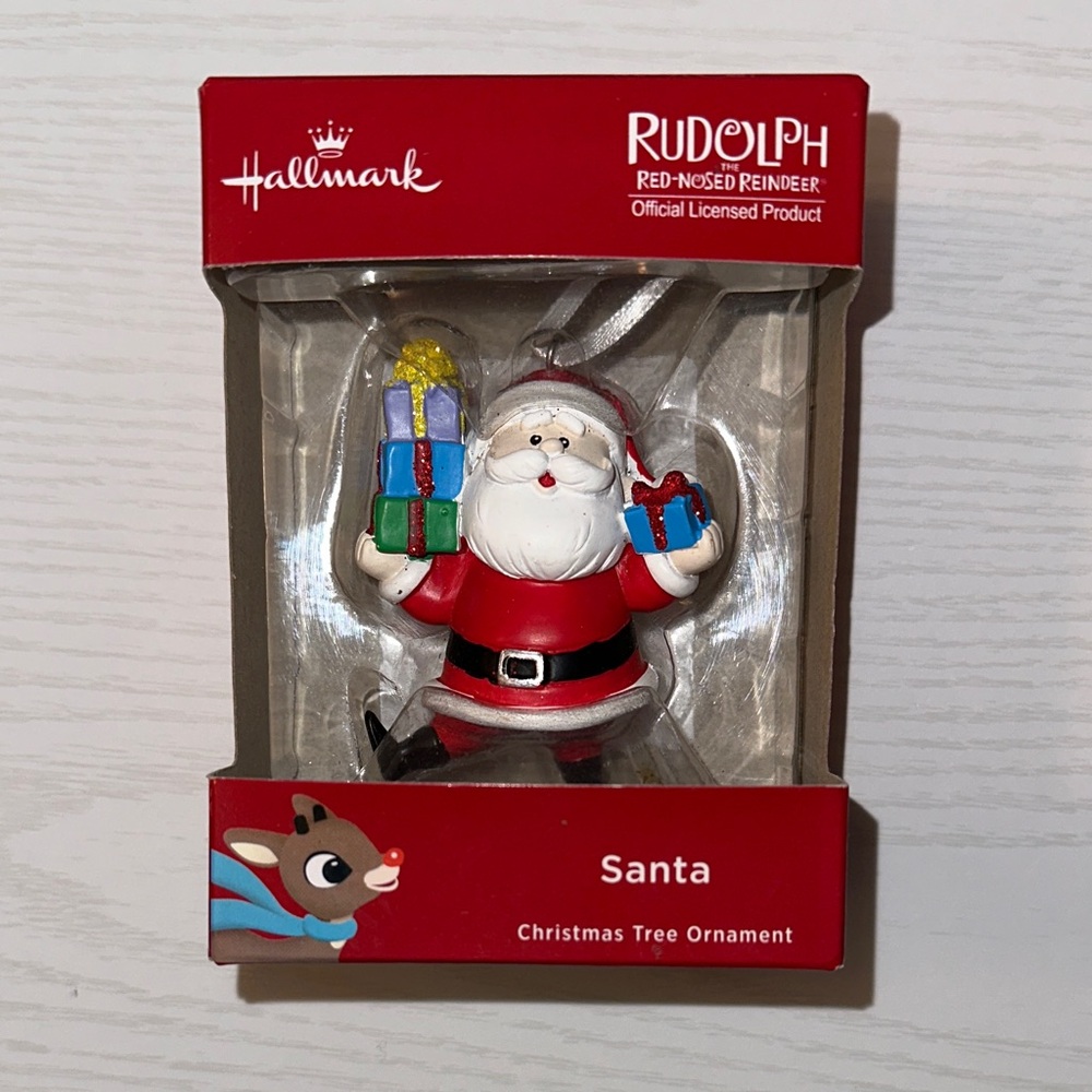Hallmark Santa from Rudolph Ornament
